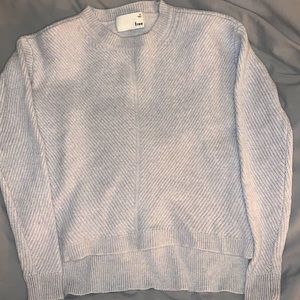 Womens Wilfred 100% Italian wool sweater in grey